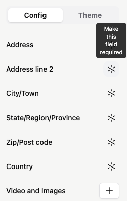 Make a field required